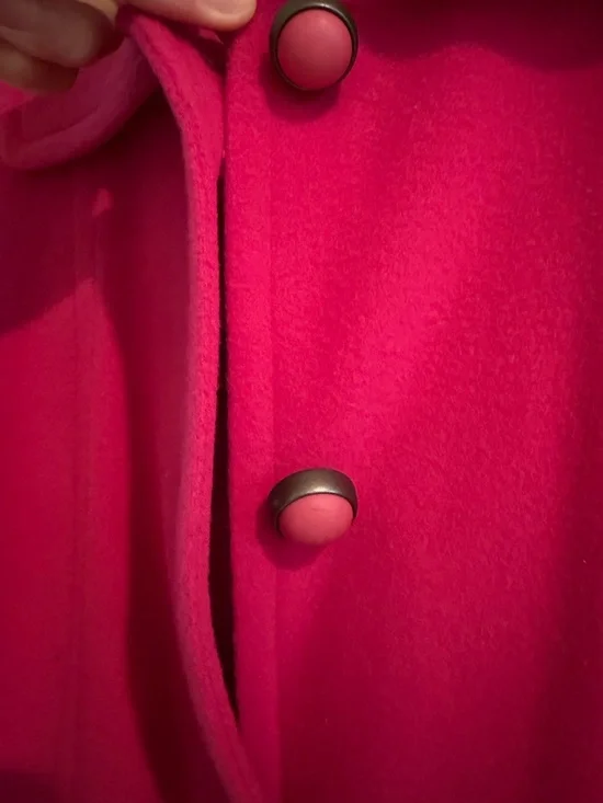 LOUBEN L Pink jacket and top Wool-Blend Button Jacket - Picture 2 of 7